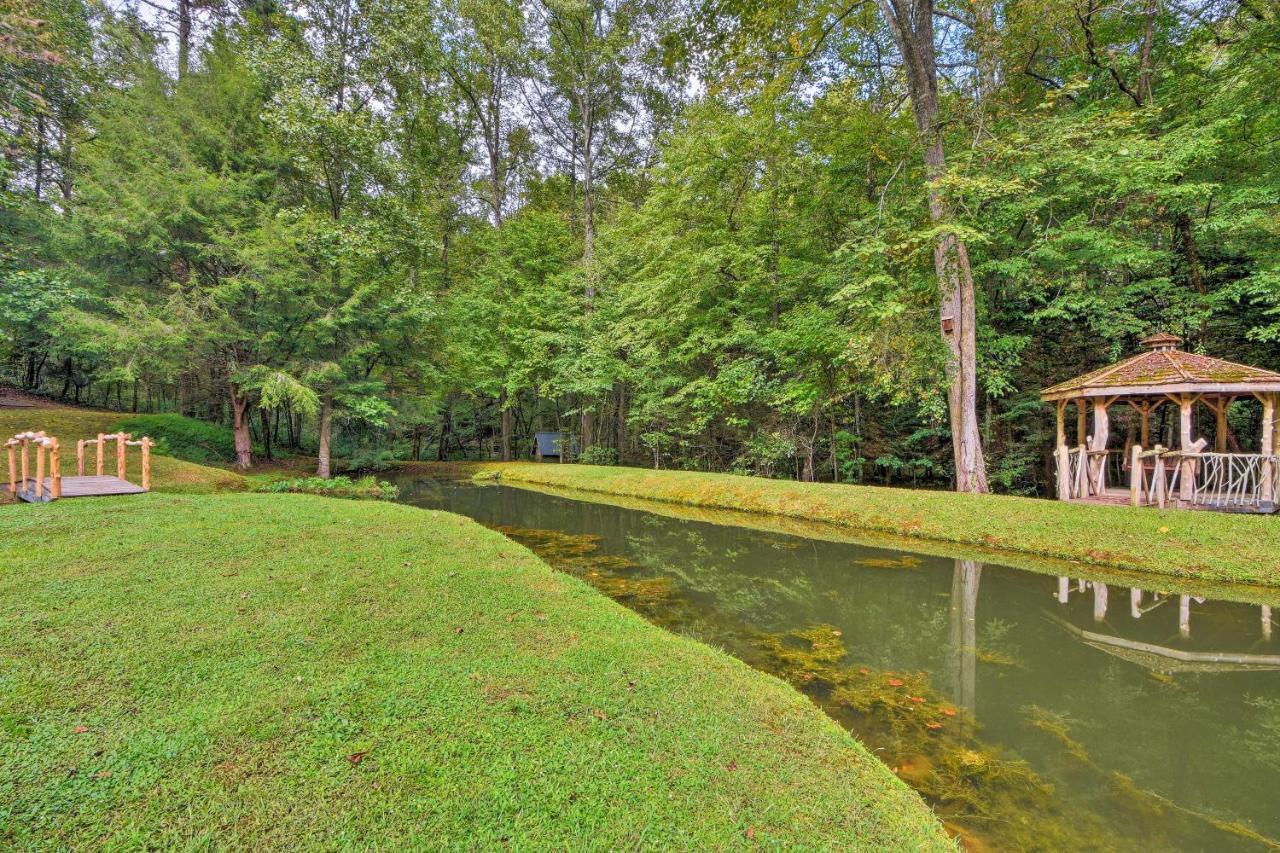 הוילה Secluded Family Retreat In Dahlonega With Hot Tub! מראה חיצוני תמונה