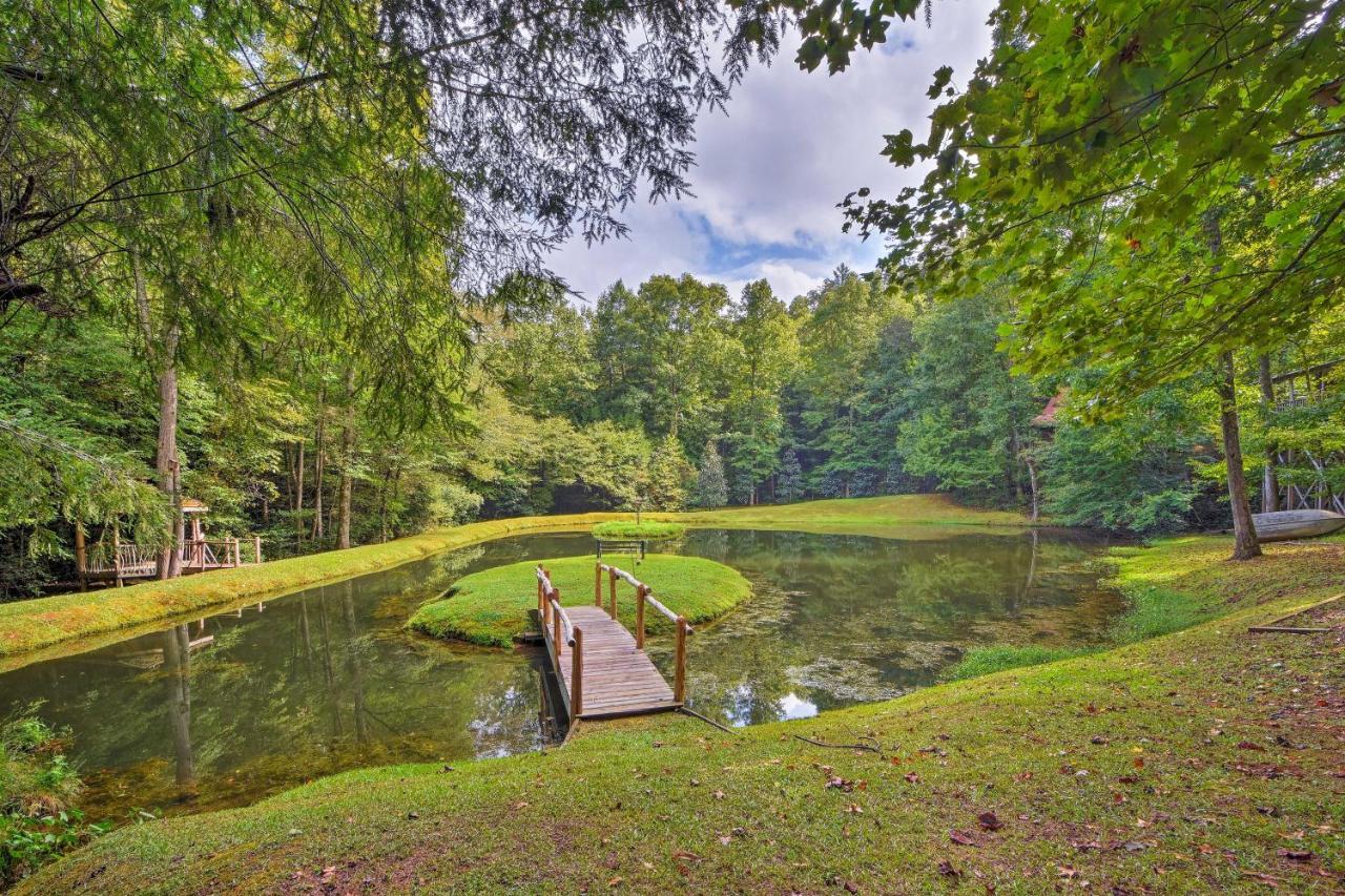הוילה Secluded Family Retreat In Dahlonega With Hot Tub! מראה חיצוני תמונה
