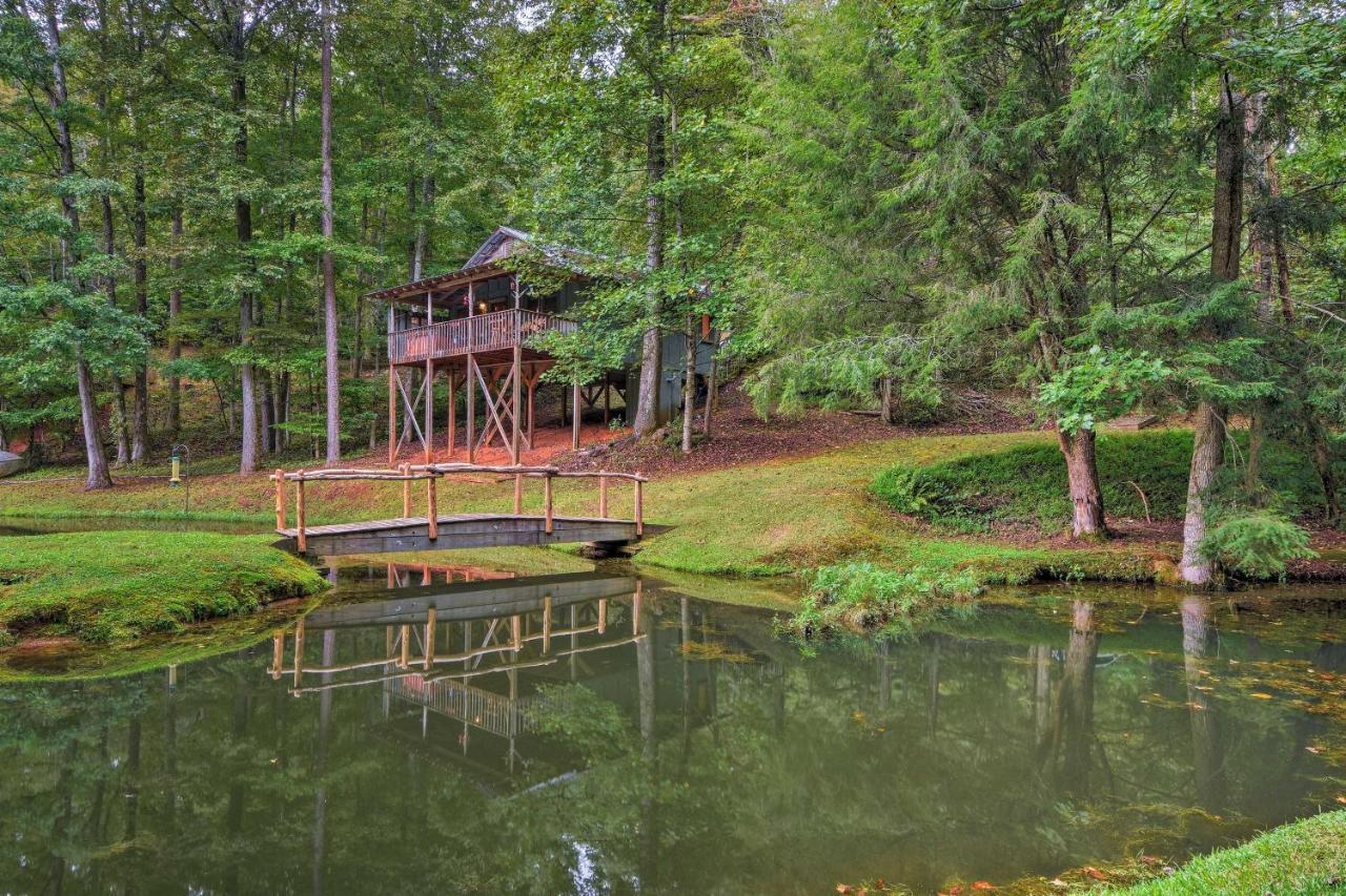 הוילה Secluded Family Retreat In Dahlonega With Hot Tub! מראה חיצוני תמונה